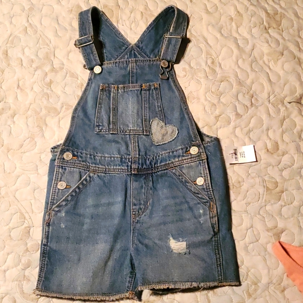 Girl short overalls